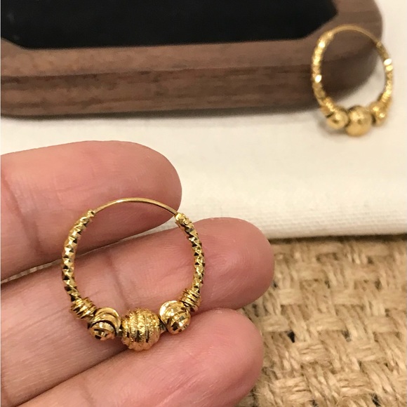 Hoop earrings for women, gold Hoop Earrings, Hoop Earrings, Dainty Earrings Gift - Picture 3 of 10